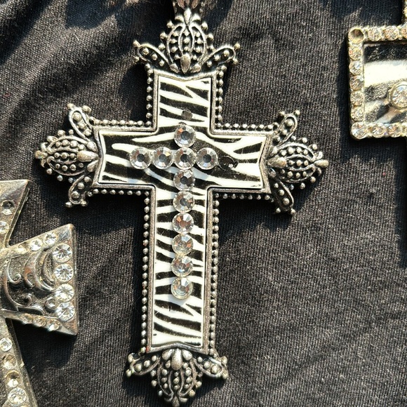 Cross western bling pendants - Picture 5 of 7